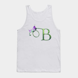 Letter flower " A " Tank Top